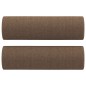 vidaXL Zierkissen 2 Stk. Braun Ø15x50 cm Stoff vidaXL Zierkissen 2 Stk. Braun Ø15x50 cm Stoff