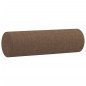 vidaXL Zierkissen 2 Stk. Braun Ø15x50 cm Stoff vidaXL Zierkissen 2 Stk. Braun Ø15x50 cm Stoff