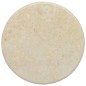 vidaXL Tischplatte Creme Ø60x2,5 cm Marmor
