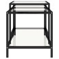 vidaXL Beistelltische 2 Stk. Hartglas Transparent vidaXL Beistelltische 2 Stk. Hartglas Transparent