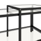 vidaXL Beistelltische 2 Stk. Hartglas Transparent vidaXL Beistelltische 2 Stk. Hartglas Transparent