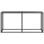 vidaXL Konsolentisch Schwarz 160x35x75,5 cm Hartglas vidaXL Konsolentisch Schwarz 160x35x75,5 cm Hartglas