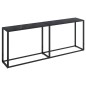 vidaXL Konsolentisch Schwarz 200x35x75,5 cm Hartglas vidaXL Konsolentisch Schwarz 200x35x75,5 cm Hartglas