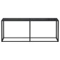 vidaXL Konsolentisch Schwarz 200x35x75,5 cm Hartglas vidaXL Konsolentisch Schwarz 200x35x75,5 cm Hartglas