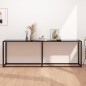 vidaXL Konsolentisch Schwarz 220x35x75,5 cm Hartglas vidaXL Konsolentisch Schwarz 220x35x75,5 cm Hartglas
