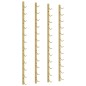vidaXL Wand-Weinregal für 12 Flaschen 2 Stk. Golden Eisen vidaXL Wand-Weinregal für 12 Flaschen 2 Stk. Golden Eisen