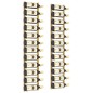 vidaXL Wand-Weinregal für 12 Flaschen 2 Stk. Golden Eisen vidaXL Wand-Weinregal für 12 Flaschen 2 Stk. Golden Eisen