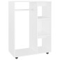 vidaXL Kleiderschrank Weiß 80x40x110 cm Holzwerkstoff vidaXL Kleiderschrank Weiß 80x40x110 cm Holzwerkstoff