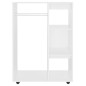 vidaXL Kleiderschrank Weiß 80x40x110 cm Holzwerkstoff vidaXL Kleiderschrank Weiß 80x40x110 cm Holzwerkstoff