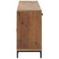 vidaXL Sideboard Braun 110x35x70 cm Massivholz Kiefer vidaXL Sideboard Braun 110x35x70 cm Massivholz Kiefer
