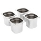 vidaXL Gastronormbehälter 8 Stk. GN 1/6 150 mm Edelstahl vidaXL Gastronormbehälter 8 Stk. GN 1/6 150 mm Edelstahl