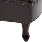 vidaXL Chaiselongue Dunkelbraun Kunstleder vidaXL Chaiselongue Dunkelbraun Kunstleder