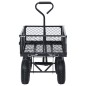 vidaXL Gartenwagen Schwarz 250 kg vidaXL Gartenwagen Schwarz 250 kg