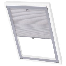 vidaXL Plissee Weiß MK06