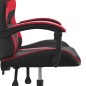 Gaming-Stuhl Drehbar Schwarz und Rot Kunstleder Gaming-Stuhl Drehbar Schwarz und Rot Kunstleder