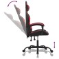 Gaming-Stuhl Drehbar Schwarz und Rot Kunstleder Gaming-Stuhl Drehbar Schwarz und Rot Kunstleder