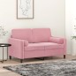 vidaXL Zierkissen 2 Stk. Rosa Ø15x50 cm Samt vidaXL Zierkissen 2 Stk. Rosa Ø15x50 cm Samt