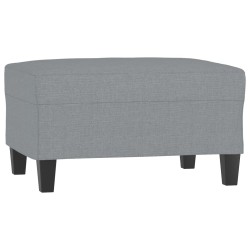 vidaXL Fußhocker Hellgrau 70x55x41 cm Stoff