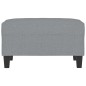 vidaXL Fußhocker Hellgrau 70x55x41 cm Stoff vidaXL Fußhocker Hellgrau 70x55x41 cm Stoff