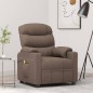 Massagesessel Taupe Stoff Massagesessel Taupe Stoff