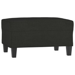 vidaXL Fußhocker Schwarz 70x55x41 cm Stoff