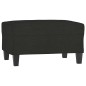 vidaXL Fußhocker Schwarz 70x55x41 cm Stoff vidaXL Fußhocker Schwarz 70x55x41 cm Stoff