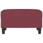 vidaXL Fußhocker Weinrot 70x55x41 cm Stoff vidaXL Fußhocker Weinrot 70x55x41 cm Stoff