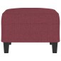 vidaXL Fußhocker Weinrot 70x55x41 cm Stoff vidaXL Fußhocker Weinrot 70x55x41 cm Stoff