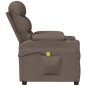 Massagesessel Taupe Stoff Massagesessel Taupe Stoff