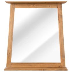 vidaXL Badspiegel Massivholz Kiefer 70x12x79 cm
