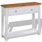 vidaXL Konsolentisch 83x30x73 cm Massivholz Eiche vidaXL Konsolentisch 83x30x73 cm Massivholz Eiche