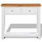 vidaXL Konsolentisch 83x30x73 cm Massivholz Eiche vidaXL Konsolentisch 83x30x73 cm Massivholz Eiche