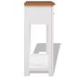 vidaXL Konsolentisch 83x30x73 cm Massivholz Eiche vidaXL Konsolentisch 83x30x73 cm Massivholz Eiche