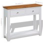 vidaXL Konsolentisch 83x30x73 cm Massivholz Eiche vidaXL Konsolentisch 83x30x73 cm Massivholz Eiche