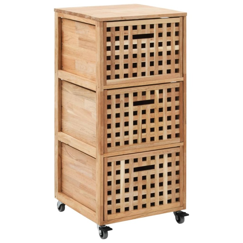 vidaXL Badschrank 41x41x91 cm Massivholz Walnuss vidaXL Badschrank 41x41x91 cm Massivholz Walnuss