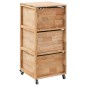 vidaXL Badschrank 41x41x91 cm Massivholz Walnuss vidaXL Badschrank 41x41x91 cm Massivholz Walnuss
