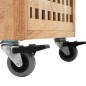 vidaXL Badschrank 41x41x91 cm Massivholz Walnuss vidaXL Badschrank 41x41x91 cm Massivholz Walnuss