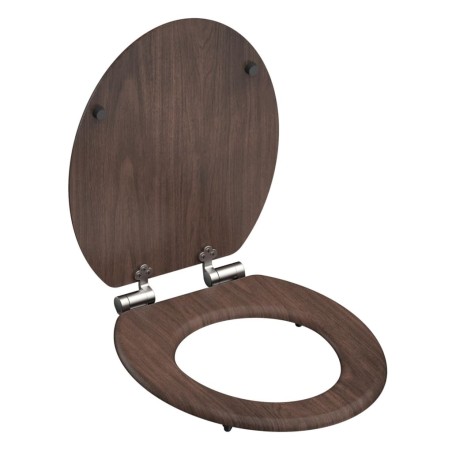 SCHÜTTE Toilettensitz Soft-Close DARK WOOD MDF