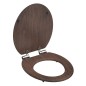 SCHÜTTE Toilettensitz Soft-Close DARK WOOD MDF SCHÜTTE Toilettensitz Soft-Close DARK WOOD MDF