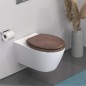 SCHÜTTE Toilettensitz Soft-Close DARK WOOD MDF SCHÜTTE Toilettensitz Soft-Close DARK WOOD MDF