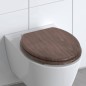 SCHÜTTE Toilettensitz Soft-Close DARK WOOD MDF SCHÜTTE Toilettensitz Soft-Close DARK WOOD MDF