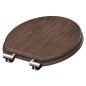SCHÜTTE Toilettensitz Soft-Close DARK WOOD MDF SCHÜTTE Toilettensitz Soft-Close DARK WOOD MDF