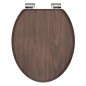 SCHÜTTE Toilettensitz Soft-Close DARK WOOD MDF SCHÜTTE Toilettensitz Soft-Close DARK WOOD MDF
