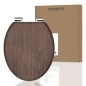 SCHÜTTE Toilettensitz Soft-Close DARK WOOD MDF SCHÜTTE Toilettensitz Soft-Close DARK WOOD MDF