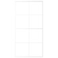 vidaXL Schiebetür ESG Glas und Aluminium mattiert 102,5x205 cm Weiß vidaXL Schiebetür ESG Glas und Aluminium mattiert 102,5x205 cm Weiß