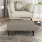 vidaXL Fußhocker Hellgrau 78x56x32 cm Samt vidaXL Fußhocker Hellgrau 78x56x32 cm Samt