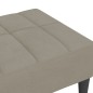 vidaXL Fußhocker Hellgrau 78x56x32 cm Samt vidaXL Fußhocker Hellgrau 78x56x32 cm Samt