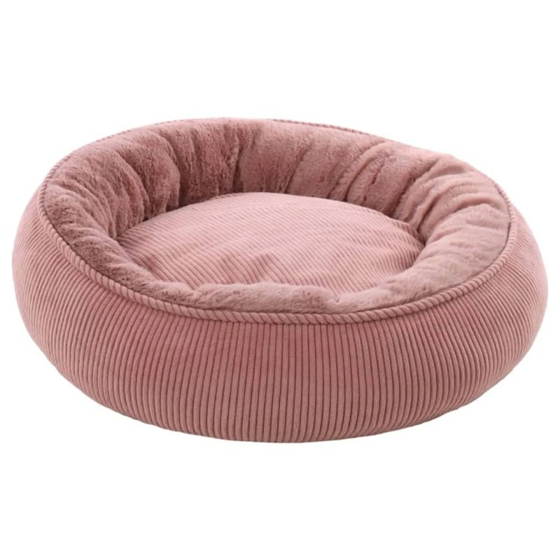 FLAMINGO Hundebett mit Reißverschluss Colette Rund 46 cm Rosa FLAMINGO Hundebett mit Reißverschluss Colette Rund 46 cm Rosa