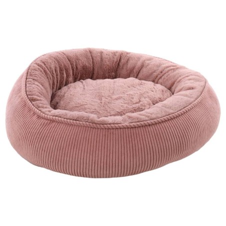 FLAMINGO Hundebett mit Reißverschluss Colette Rund 46 cm Rosa