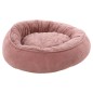 FLAMINGO Hundebett mit Reißverschluss Colette Rund 46 cm Rosa FLAMINGO Hundebett mit Reißverschluss Colette Rund 46 cm Rosa